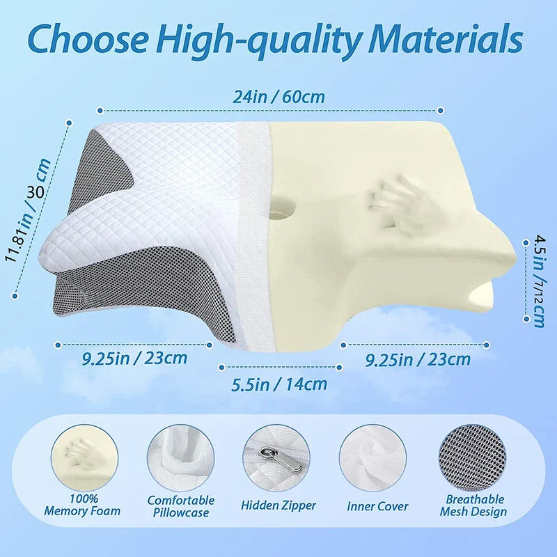 ComfortEase Neck Support Pillow