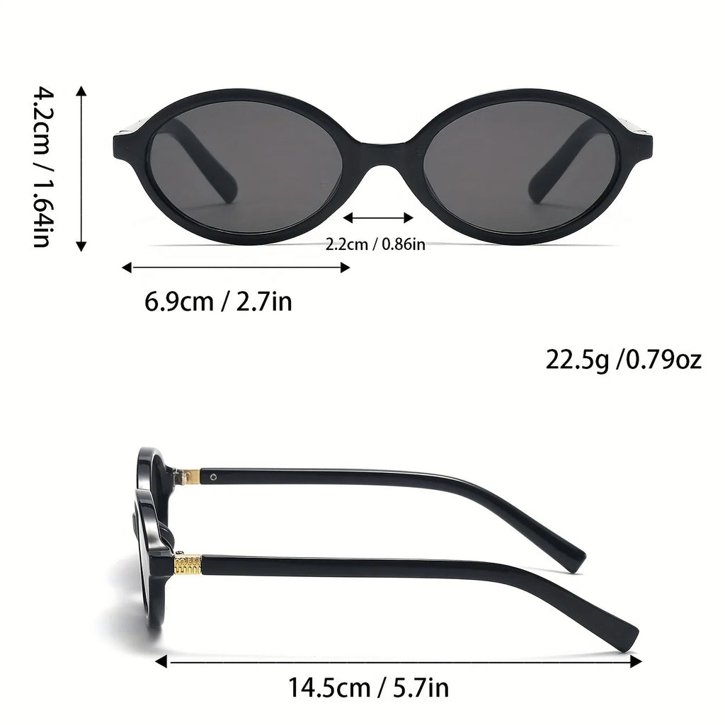Oval Retro Glasses