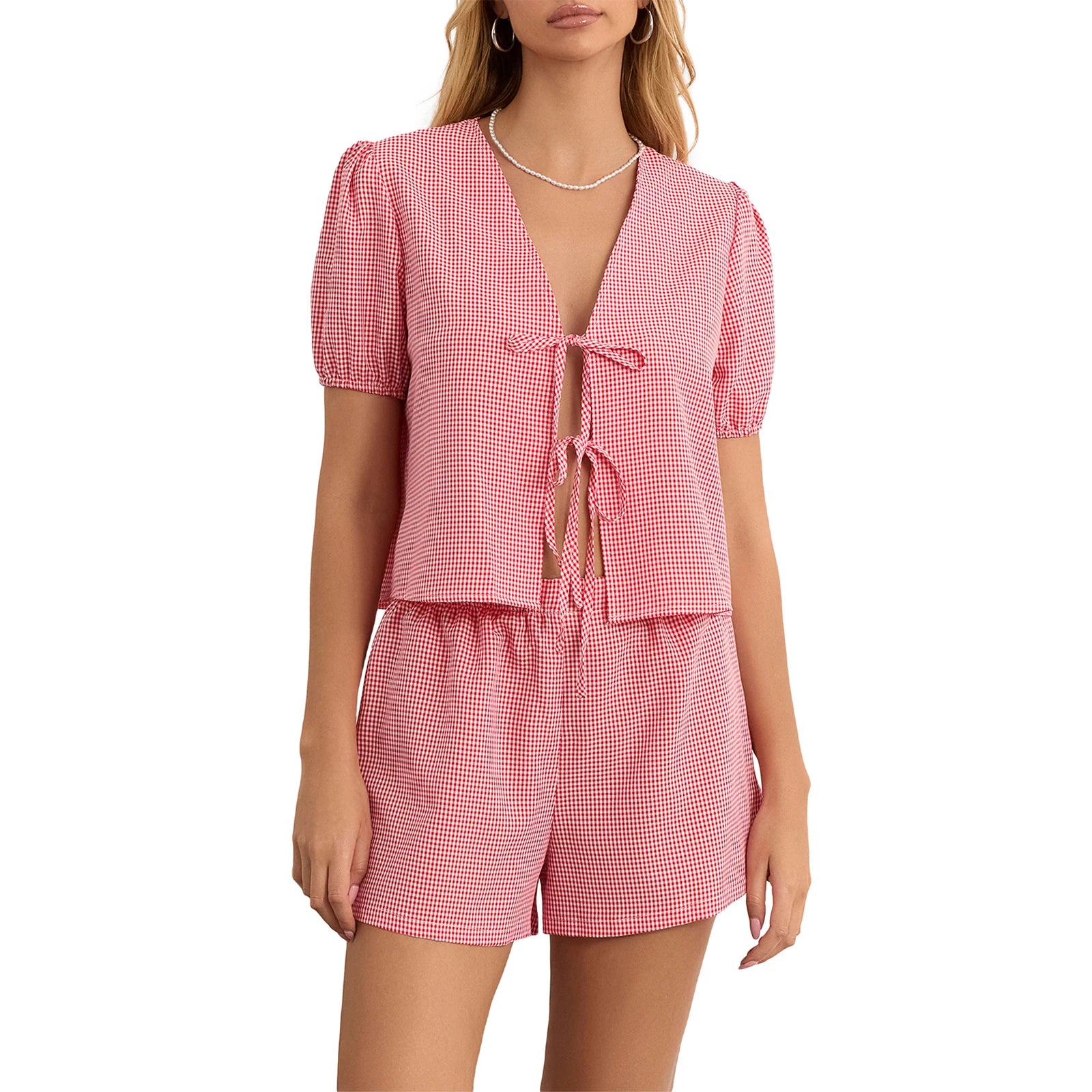 Soft Gingham Set