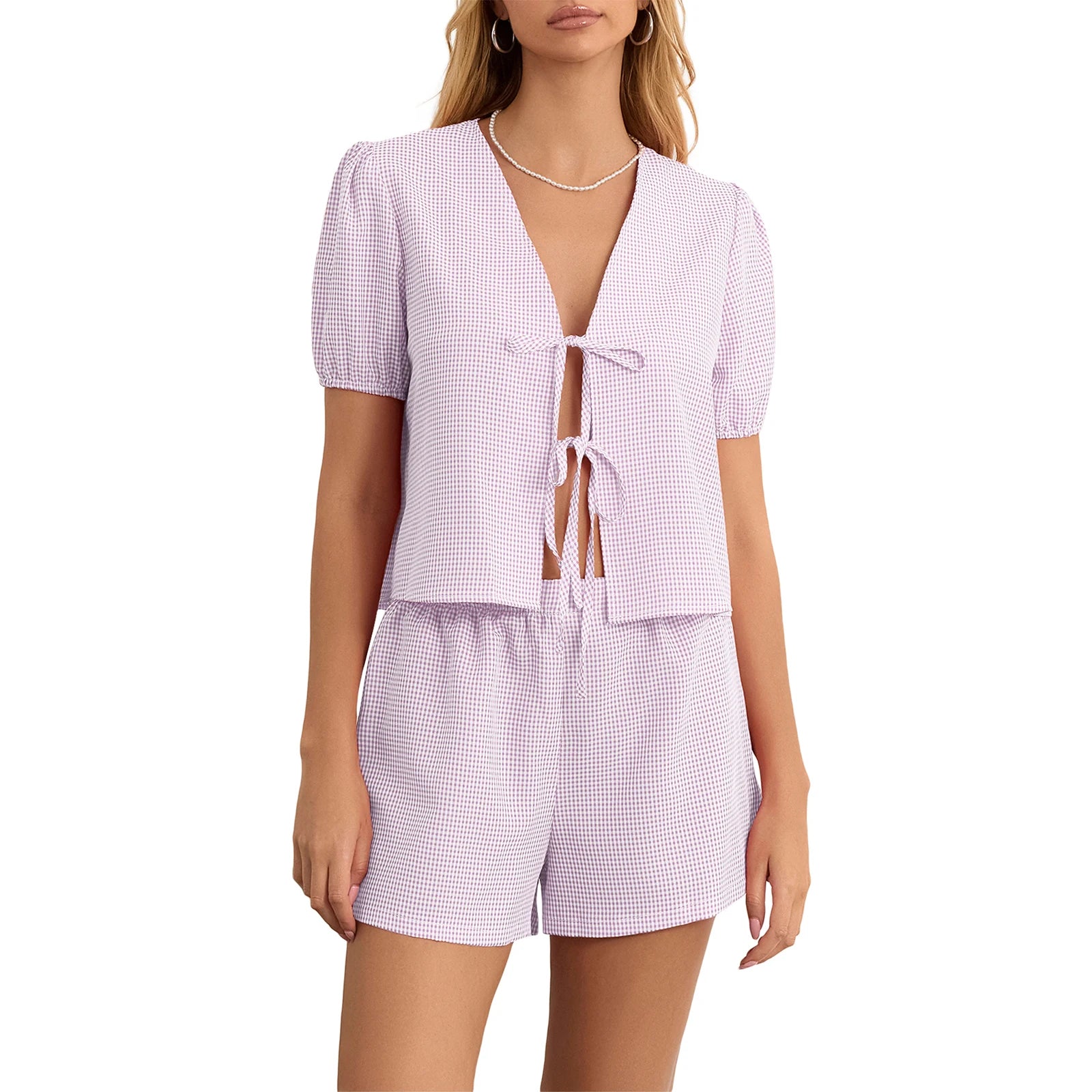 Soft Gingham Set