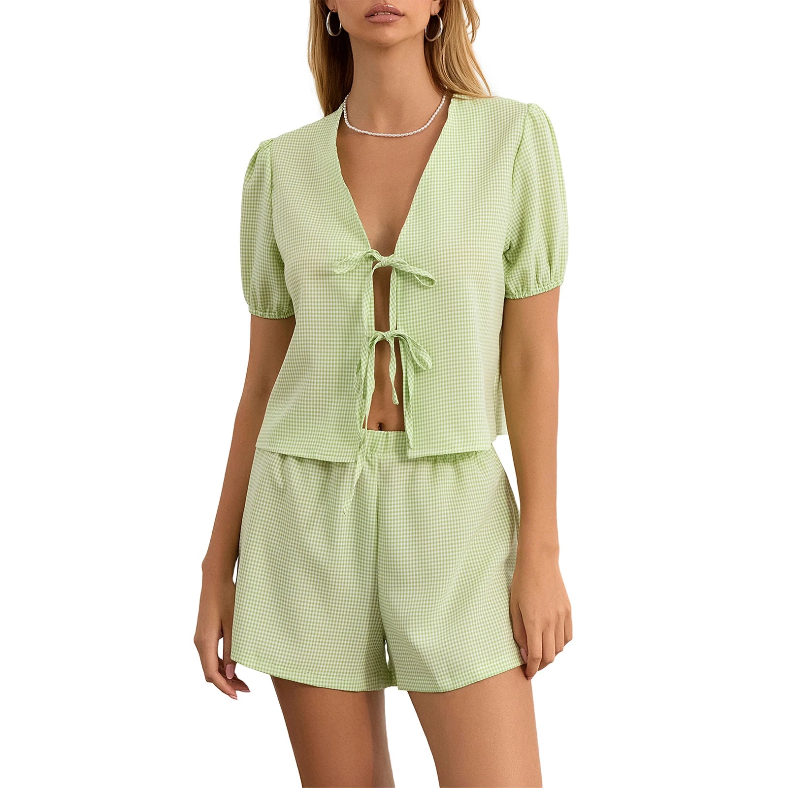 Soft Gingham Set
